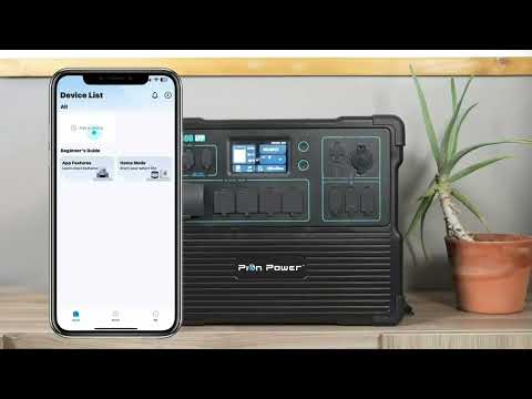 How to Connect Pion Power E3600LFP to WiFi & Control with App